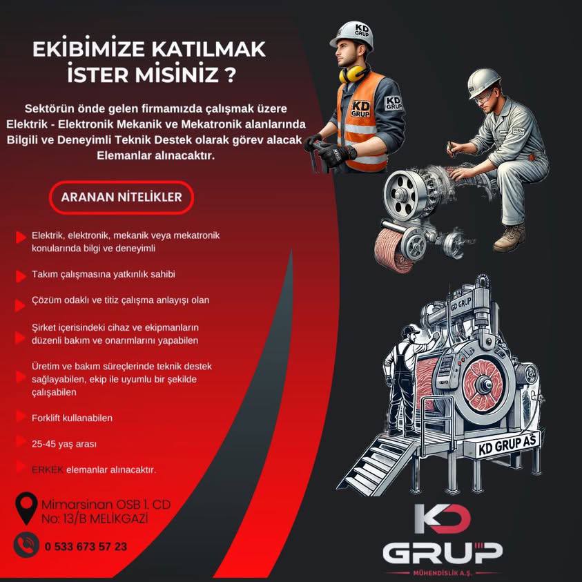 Deneyimli Teknik Destek Elemanı ilan görseli