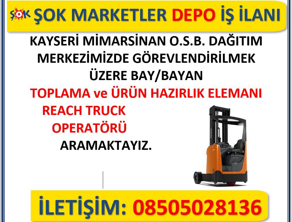 Şok Marketler Depo iş İlanı ilan görseli