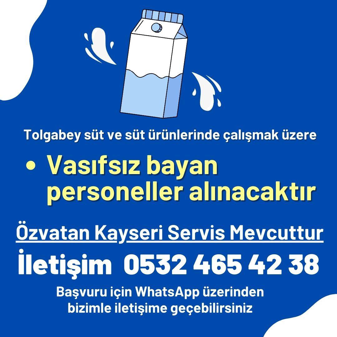 Vasıfsız bayan personeller alınacaktır ilan görseli